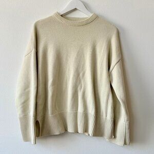 DE ROCOCO Knit Sweater – Cream – Size S – Worn Once